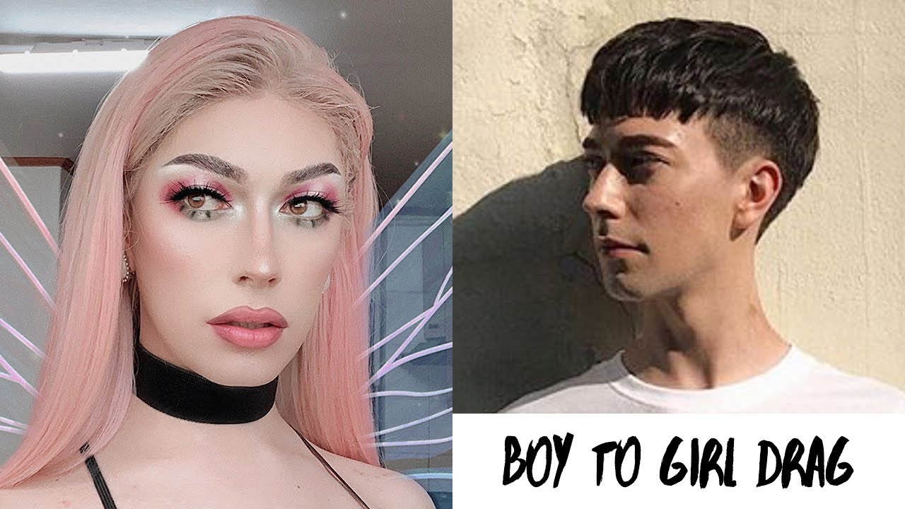 GRWM into the fairy emoji | Boy to Girl Drag Queen Transformation