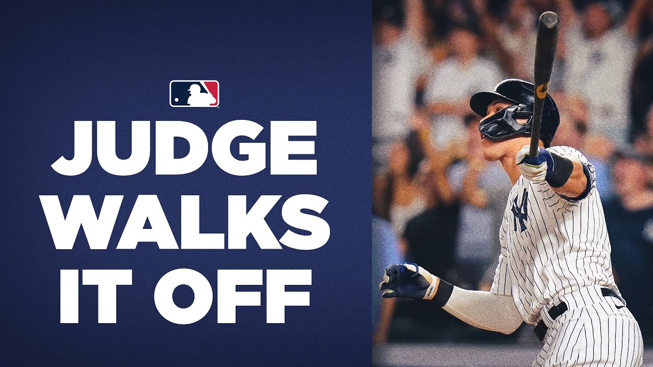 AARON JUDGE WALKS IT OFF (AGAIN)