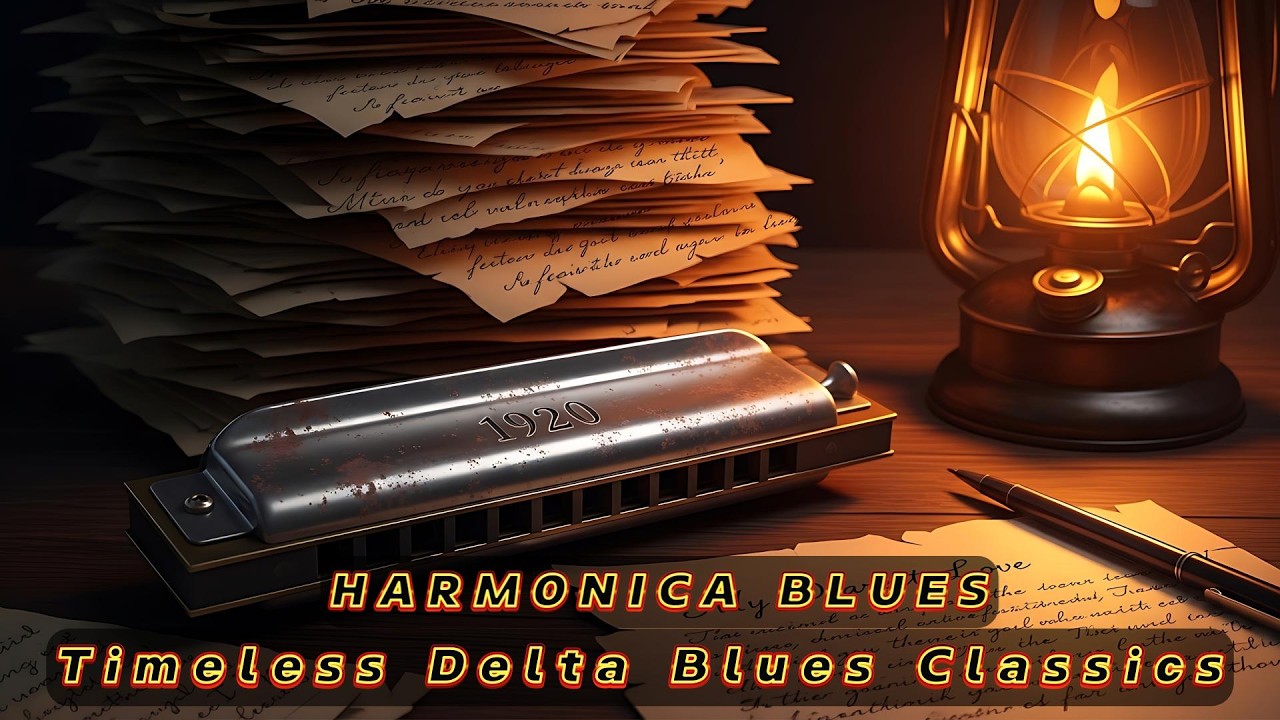 🔴 LIVE Harmonica Blues Mix – Relaxing Mississippi Delta Night