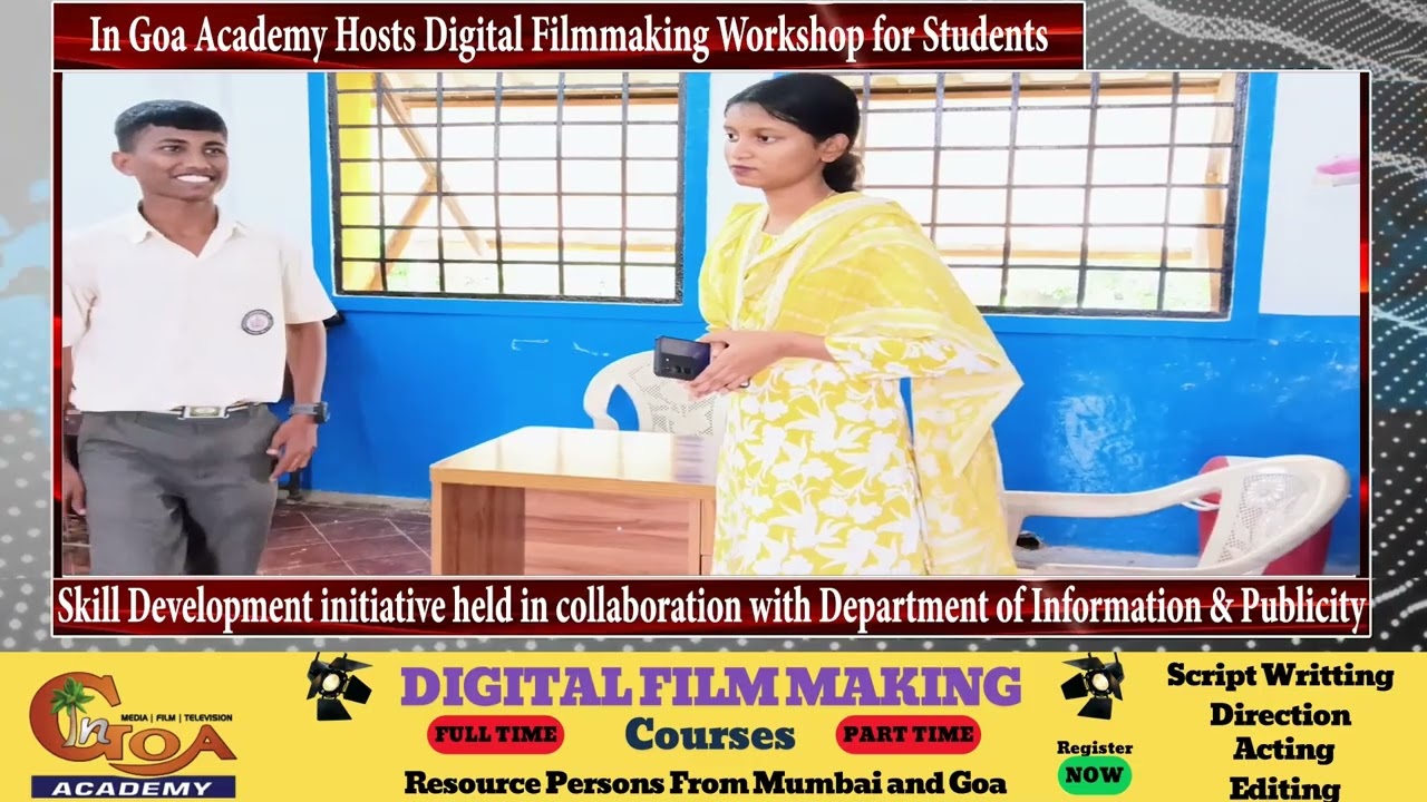 In Goa Academy Hosts Digital Flimmaking Workshop for Students