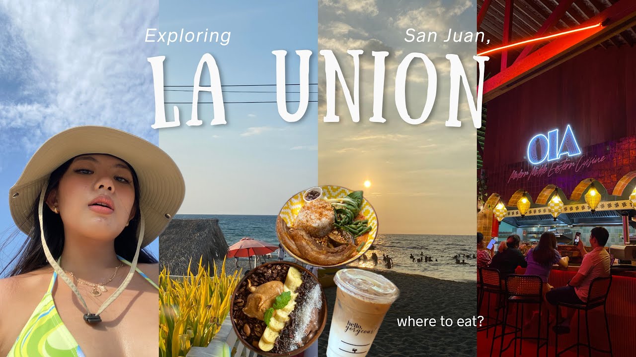 A WEEKEND IN LA UNION ✧.* where to eat in elyu, aesthetic hostel, beach nightlife!
