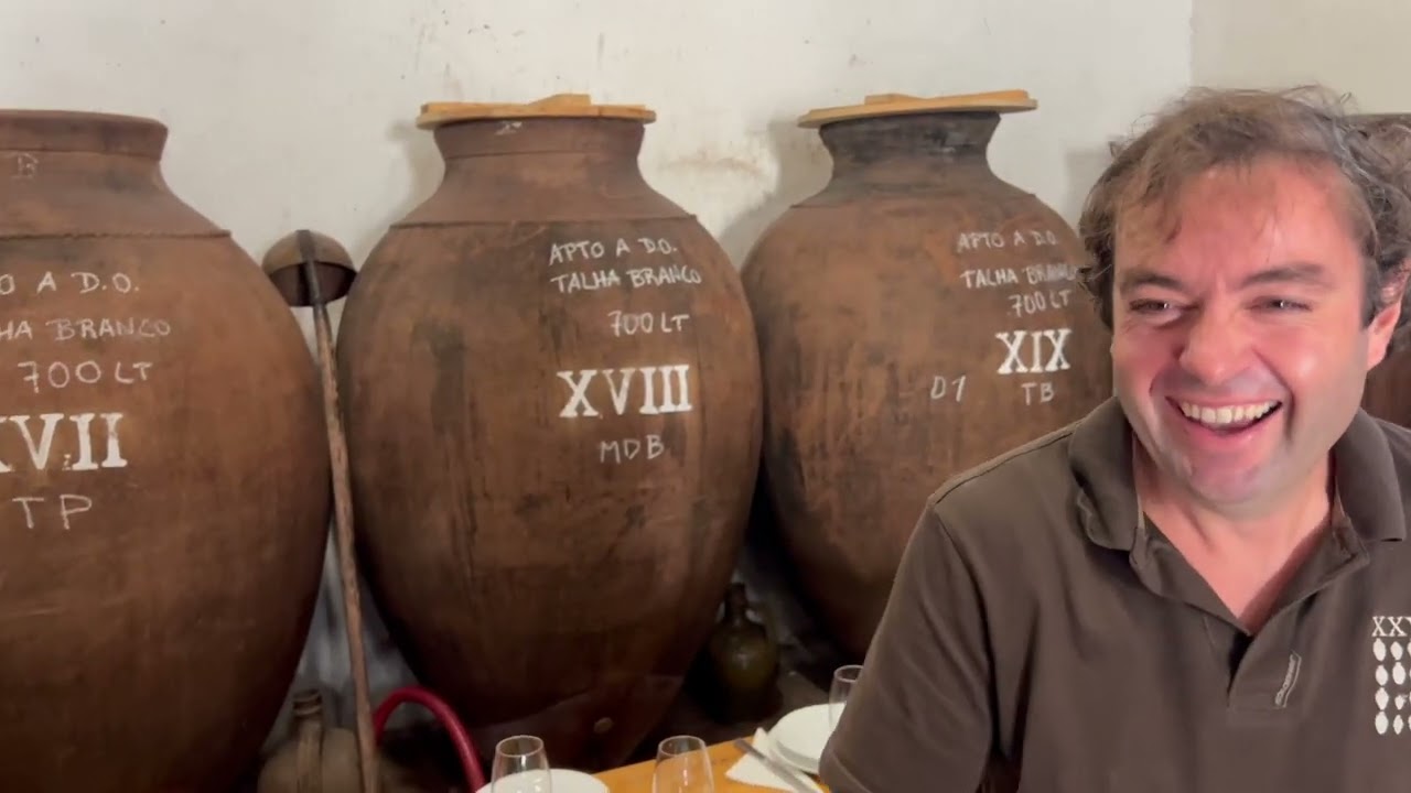 Reviving a tradition: making wine in large clay amphorae in Portugal's Alentejo region