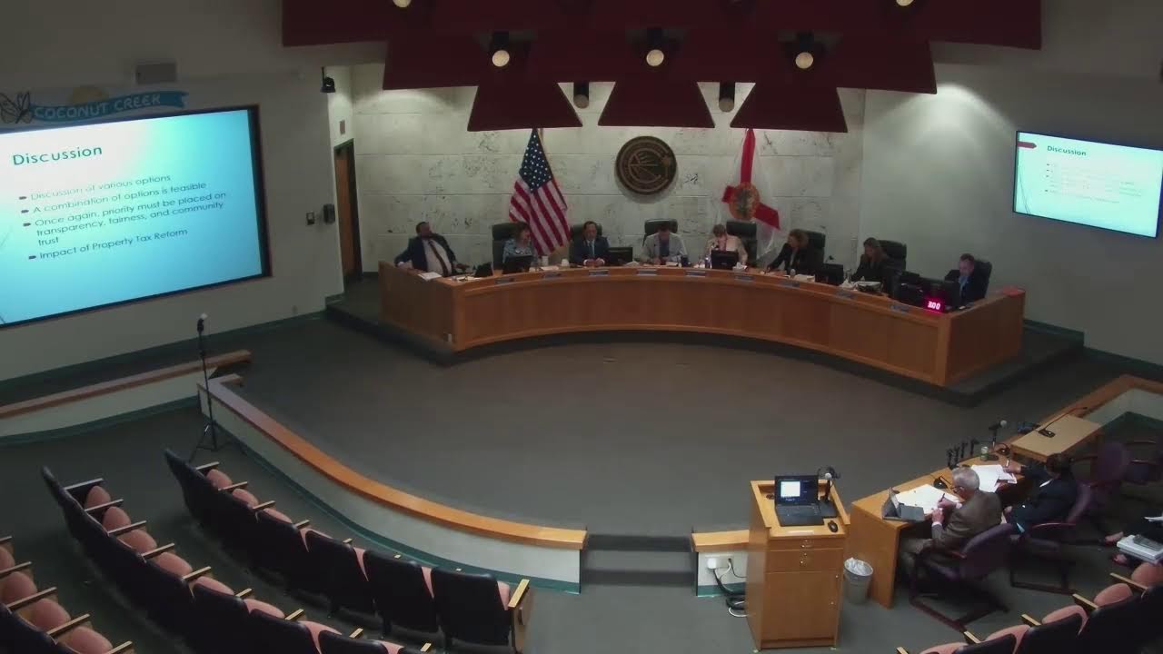 City of Coconut Creek City Commission Workshop-1/22/2026