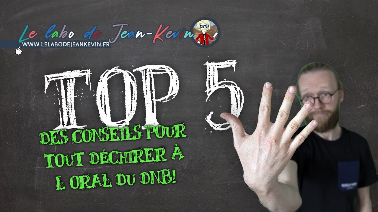 Tout déchirer pour l'oral du DNB!
