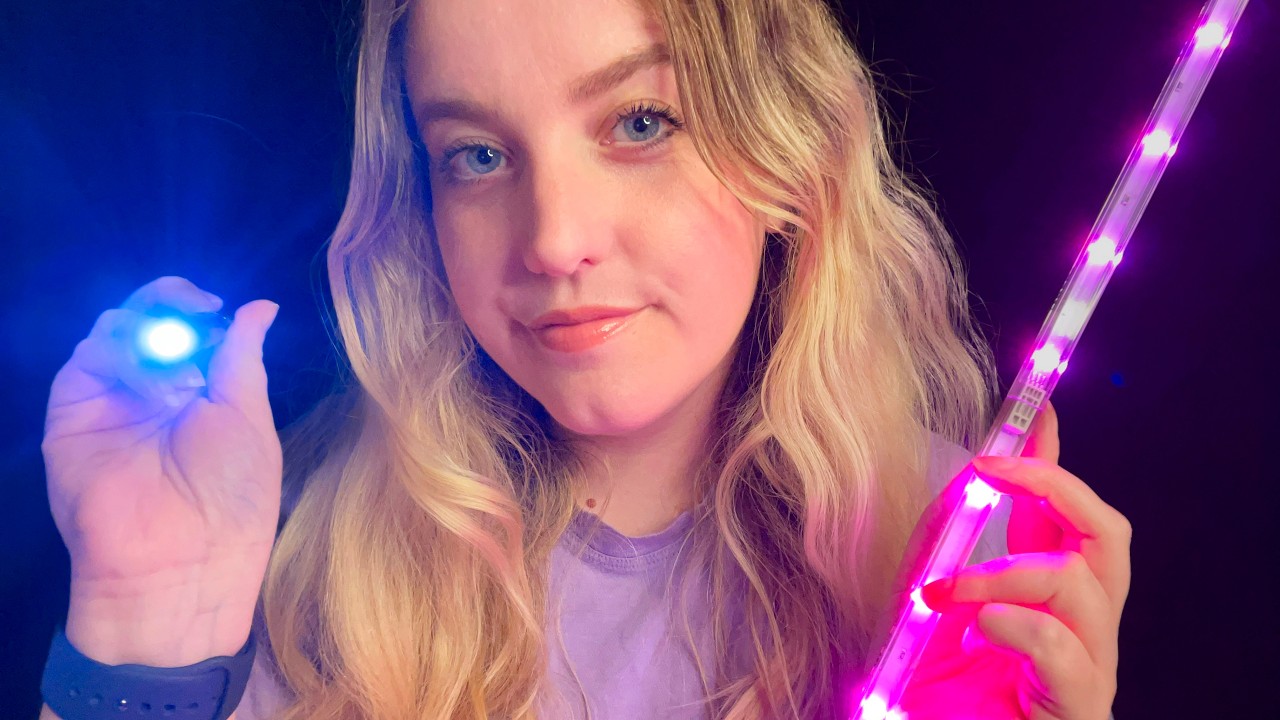 ASMR | Eyed Closed 💤 triggers for sleep [LIGHTS in the dark] ✨