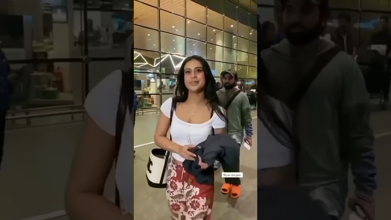 naysha devgan 😘 Aryan Khan airport entry 4k whatsapp video