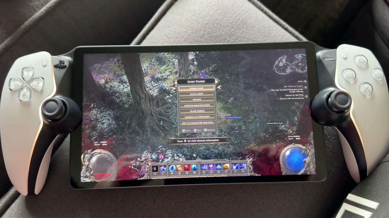 PoE2 on PlayStation Portal