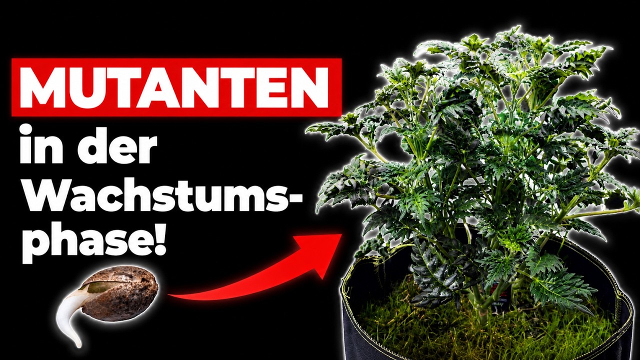 Samen bis zur Ernte - Mutanten in Living Soil - Teil 1 Wachstumsphase 100% organischer Anbau