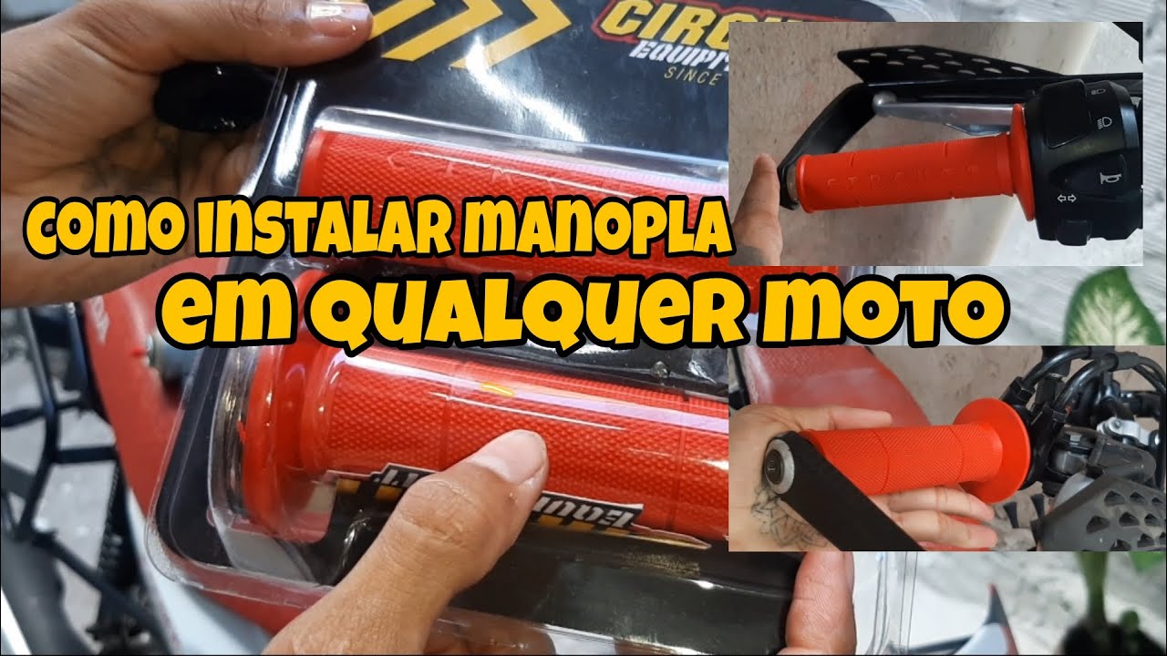 COMO TROCAR MANOPLAS DA MOTO