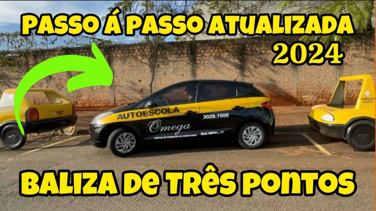Como Fazer Uma Baliza de Três Pontos Com HB20 - Passo a Passo Atualizada 2024 AUTOESCOLA