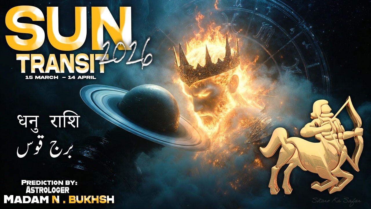 Sun Transit Pisces 2026 – Sagittarius (Dhanu Rashi) | Life Opportunities & Love Signals