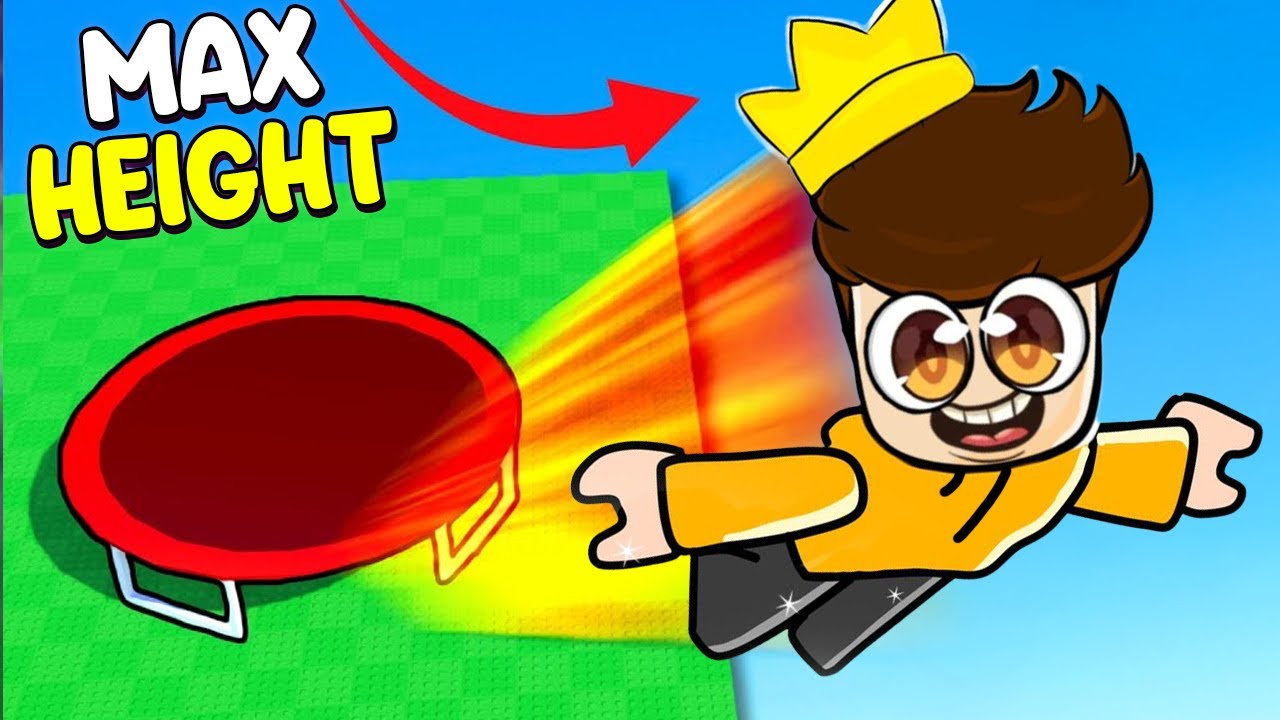 REACHING MAX HEIGHT IN ROBLOX HIGHEST BOUNCE!!