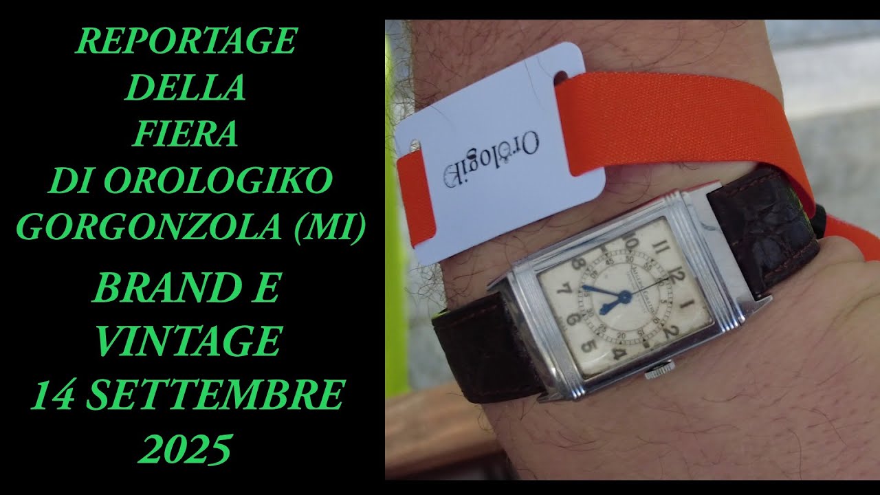 Reportage Fiera di Orologiko a Gorgonzola presso Palazzo Pirola 14 settembre 2025