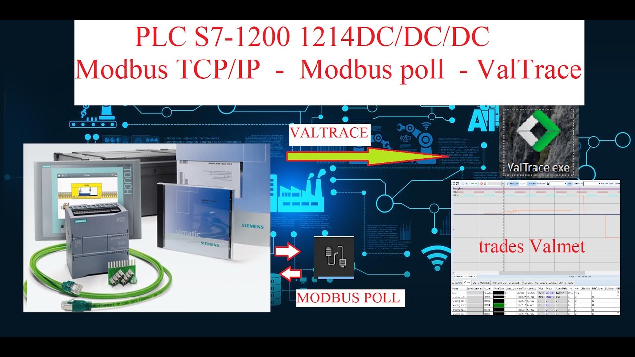 PLC Siemens - Traces - PLC S7-1200 - Modbus_TCP_server - Valtrace_valmet