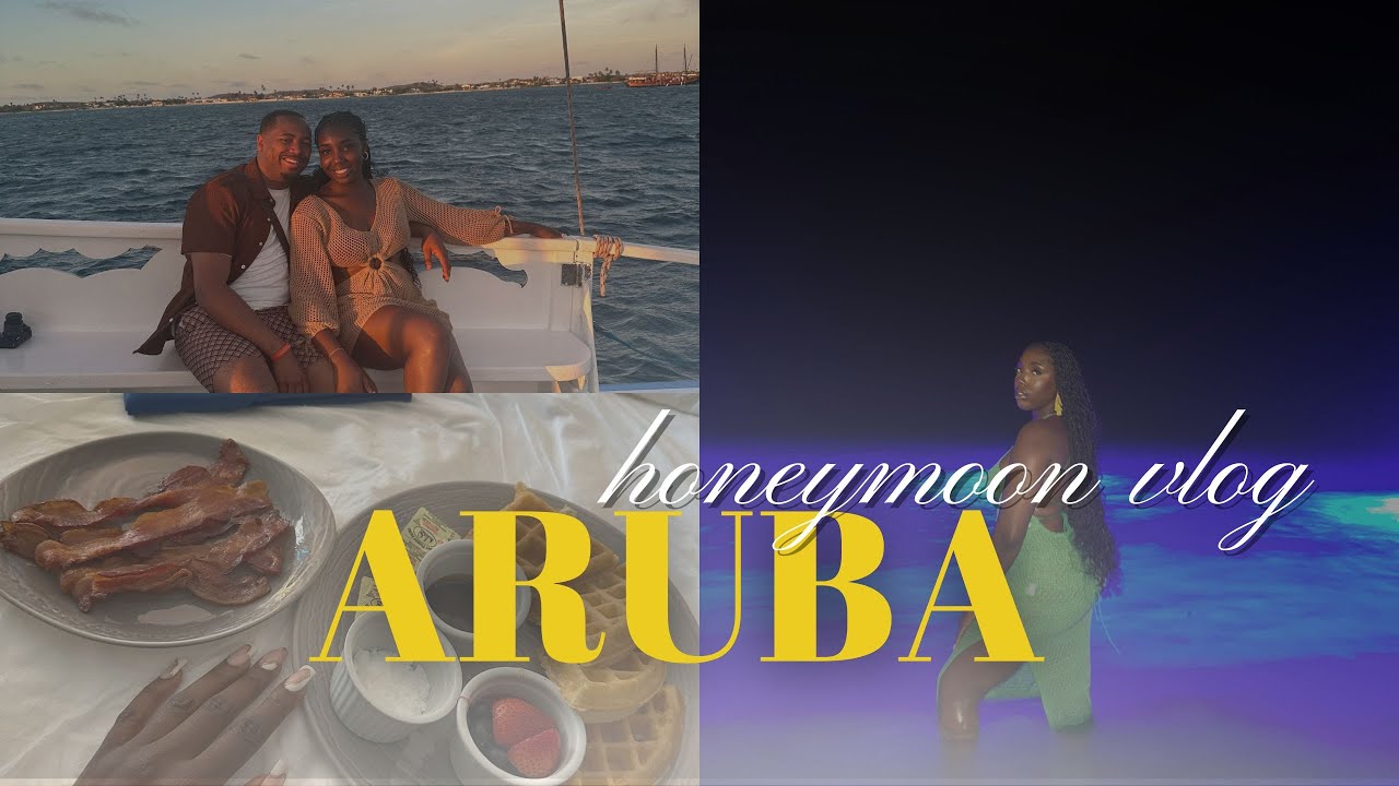 ARUBA HONEYMOON VLOG: SUNSET CRUISE, OCEAN DINNER AND MORE!