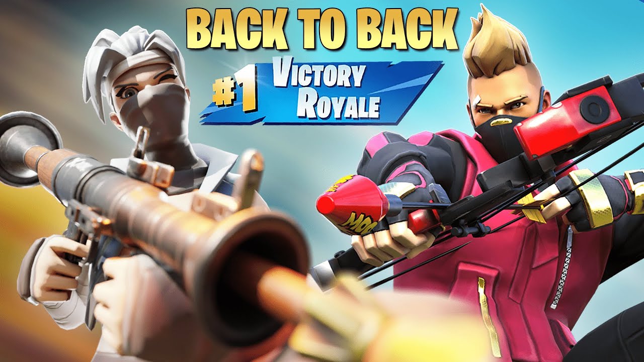 FORTNITE BACK TO BACK VICTORY ROYALES