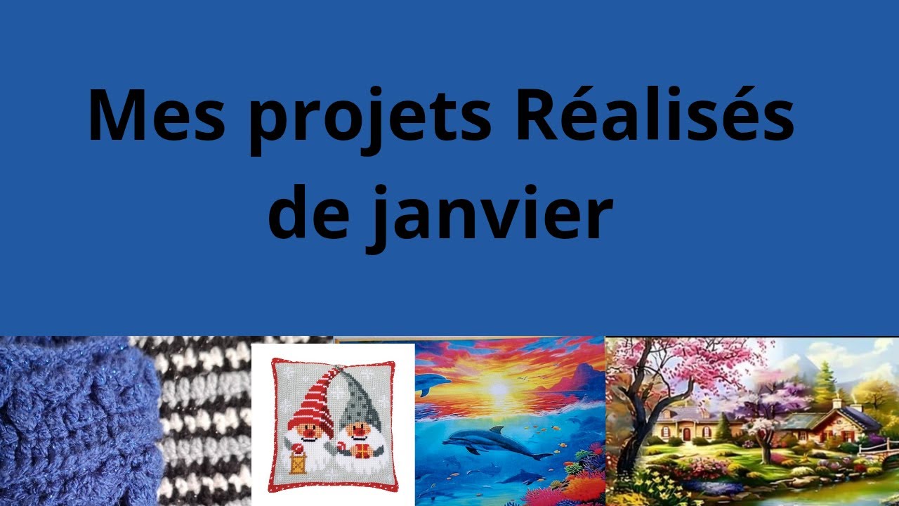 Mes projets realisés en janvier