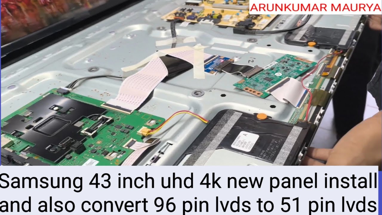 samsung 43 inch uhd convert 96 pin 4k lvds to 51 pin 4k lvds