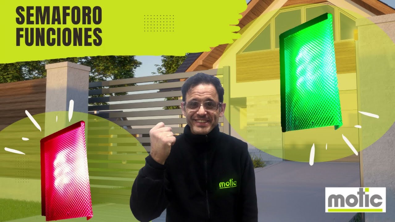 Semaforo - Funciones Motic #motic #automatizacion