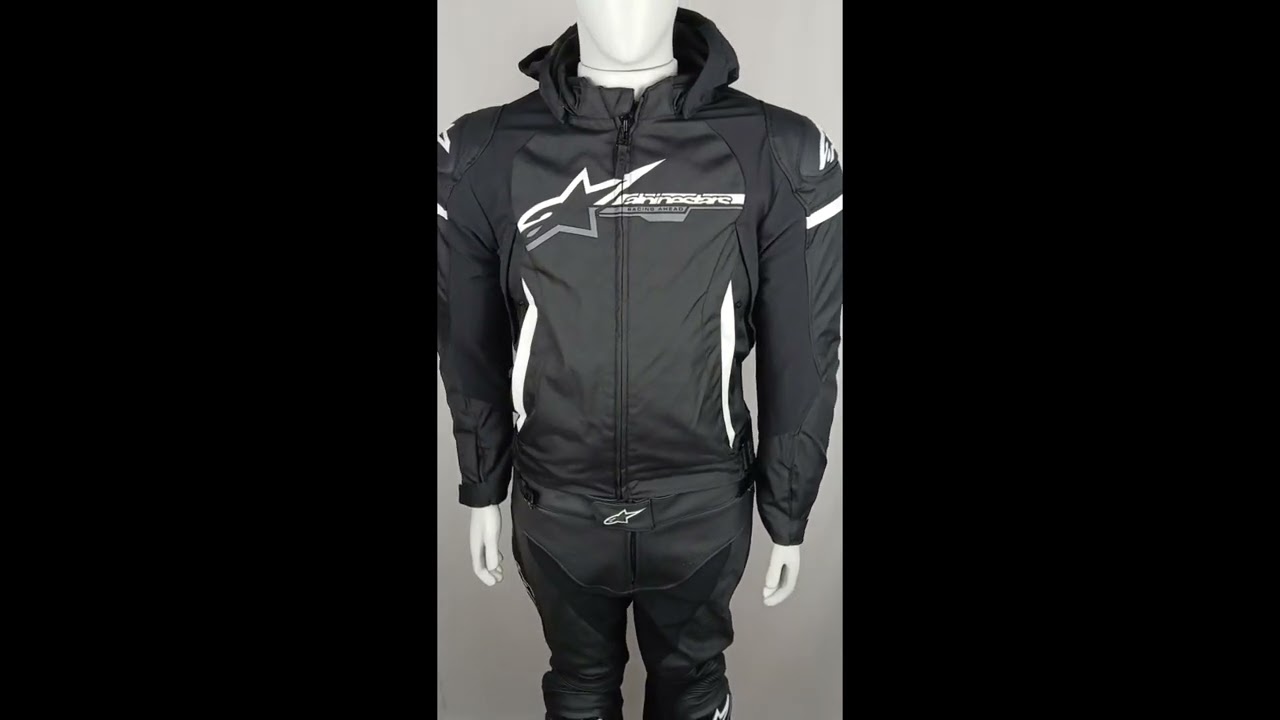 Jaqueta Alpinestars Zaca WP Preto Branco