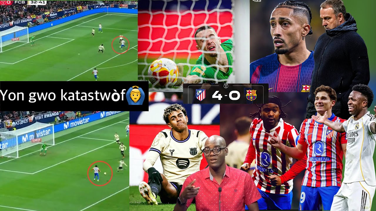 Fred sou gwo imilyasyon Barcelone pran jodia 4-0 devan AT Madrid/ Flick pap chanje vre…