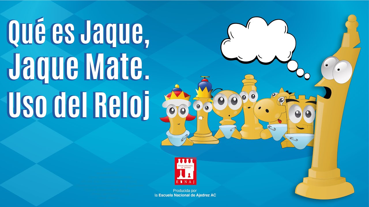 Qué es Jaque, Jaque Mate. Uso del Reloj. Aprendamos Ajedrez desde Cero