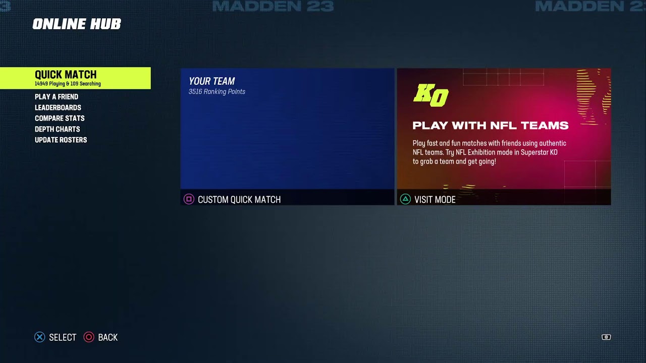 2022 NFL season Madden23Ps5