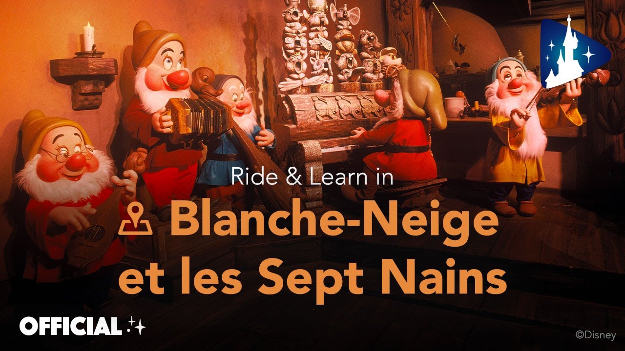 Disneyland Paris | Ride & Learn in Blanche-Neige et les Sept Nains 📖✨