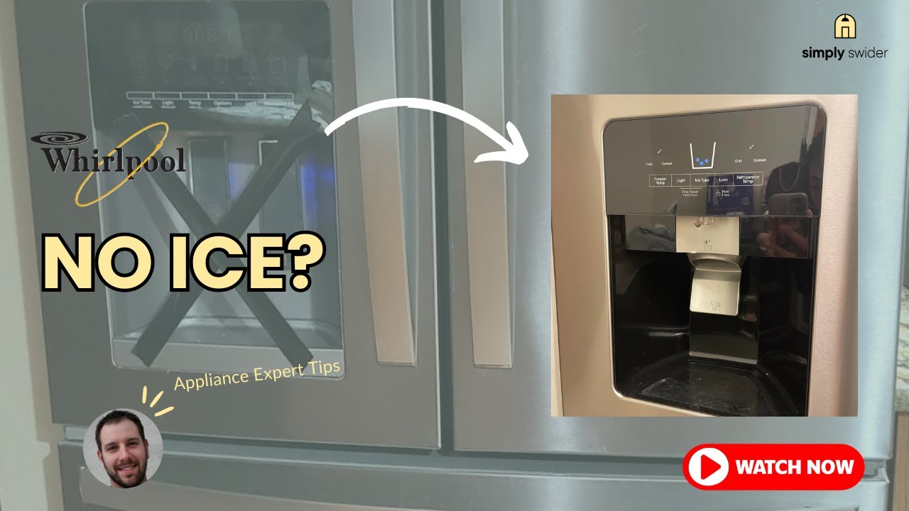 Whirlpool Refrigerator Ice Maker Not Working? 5 Fixes (70% Success on Fix #1!)