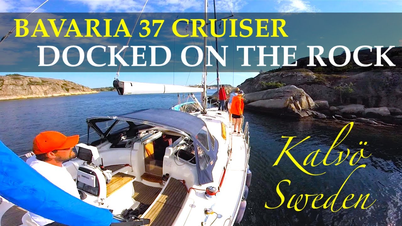 Docked on the rocks - Bavaria 37 Cruiser