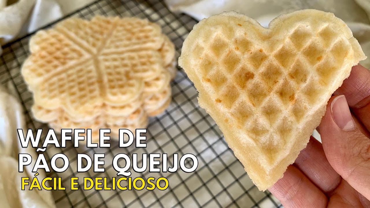 Veja como fazer Waffle de Pão de Queijo: Faça e congele por até 90 dias #horadogrude