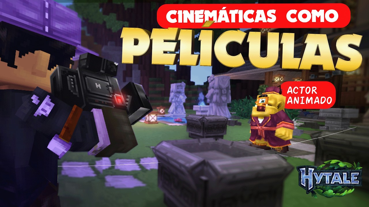 Hytale Machinima Tutorial COMPLETO 🎬 | Cómo Crear Escenas con Actor Animado Paso a Paso