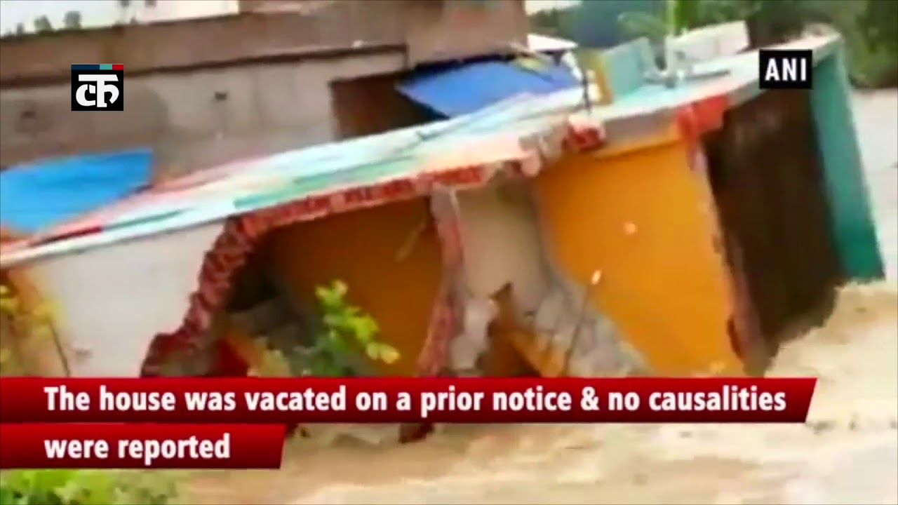 Watch: Flood washes away house in West Bengal&rsquo;s Bankura
