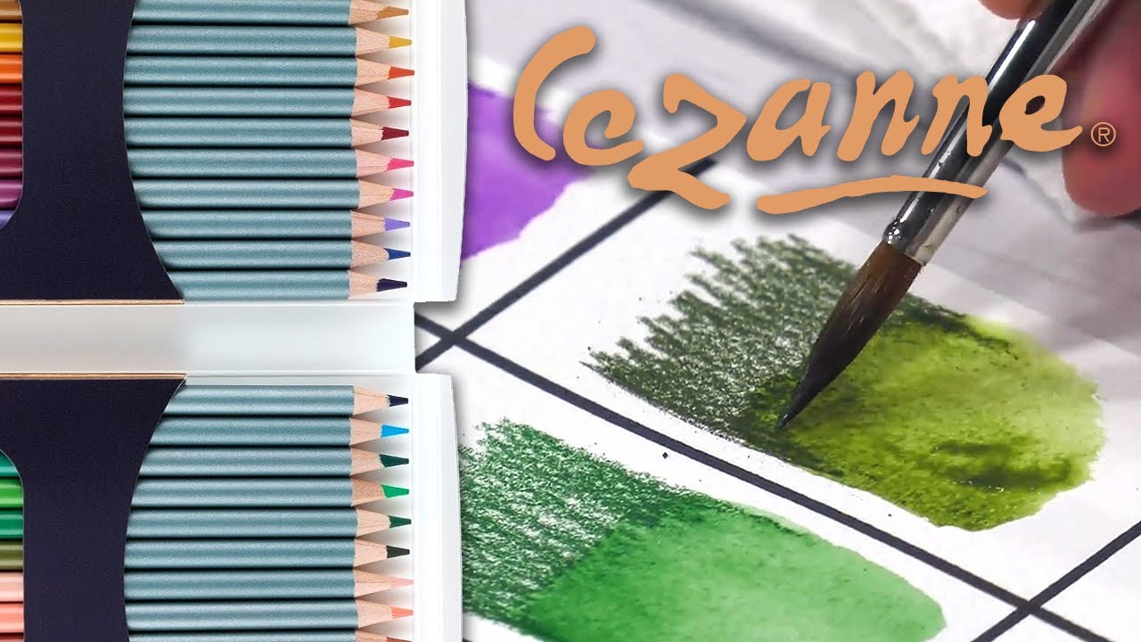 Unbox and Swatch - Cezanne Premium Watercolor Pencil
