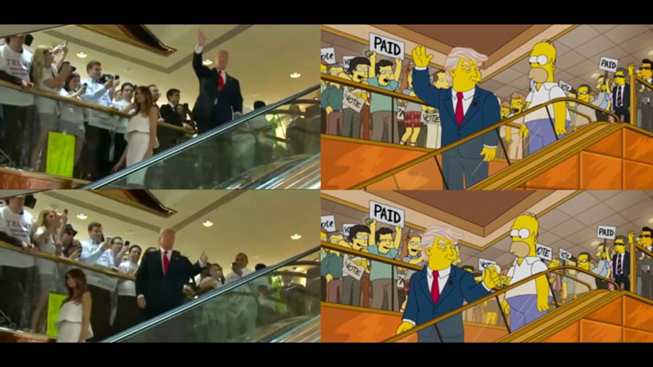 SIMPSONS PREDICTED TRUMP TO BE PRESIDENT IN 2000
