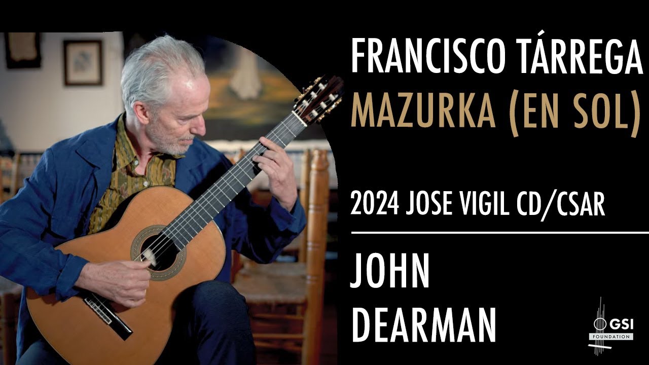 John Dearman performs Francisco Tarrega's 