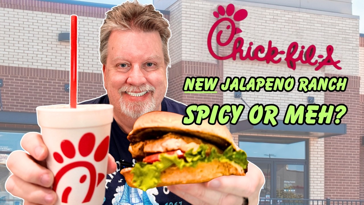 Chick-fil-A’s NEW Jalapeño Ranch Sandwich… Is It Actually Good?