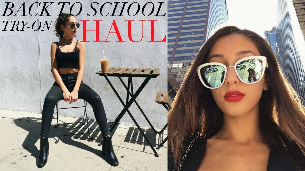 BACK TO SCHOOL TRY-ON HAUL! | Nil Sani