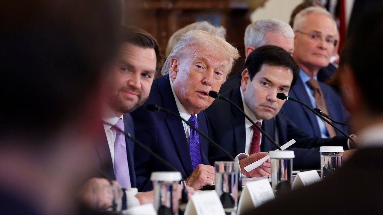 LIVE: Trump hosts meeting with oil and gas executives | NBC News