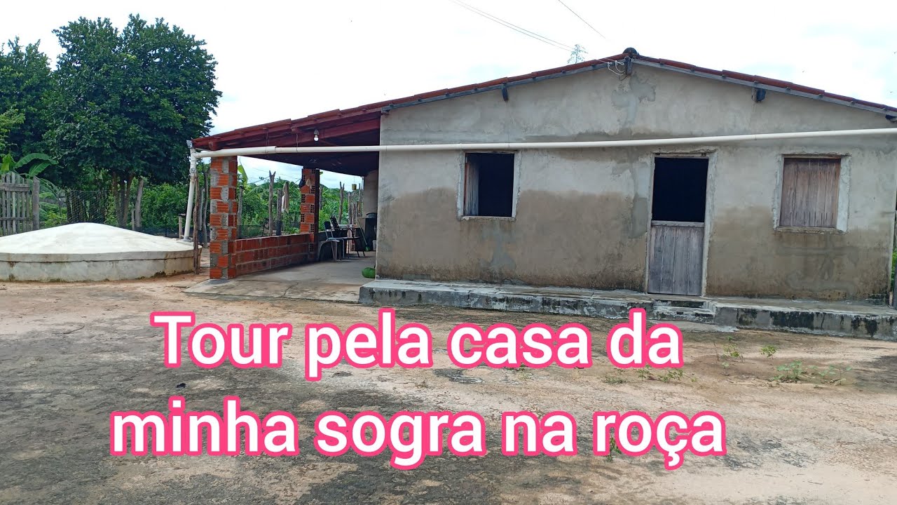 Tour completo por uma casa simples na roça 🌿 | Casa da minha sogra