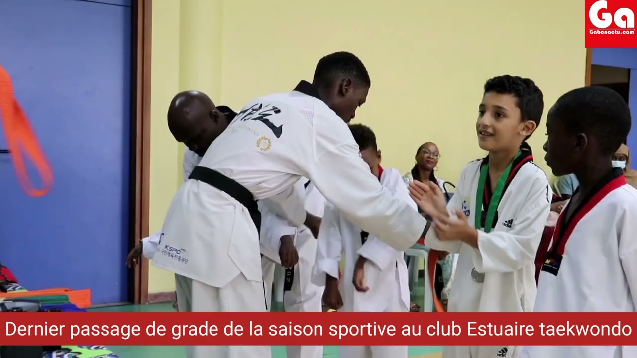 GABON: DEUXIÈME PASSAGE DE GRADE AU CLUB ESTUAIRE TAEKWONDO