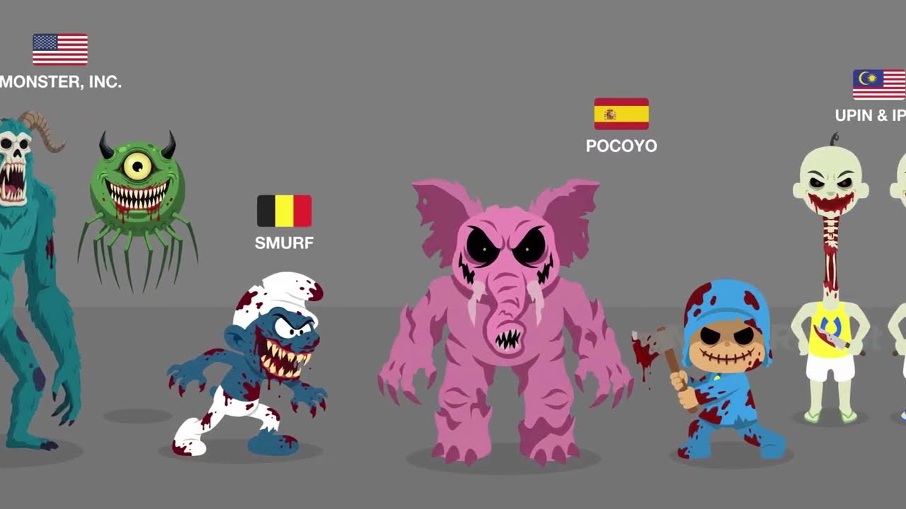 Cartoons From Different Countries But is They're Horror (Nerd Robot & 10/1/2026 Saturday)