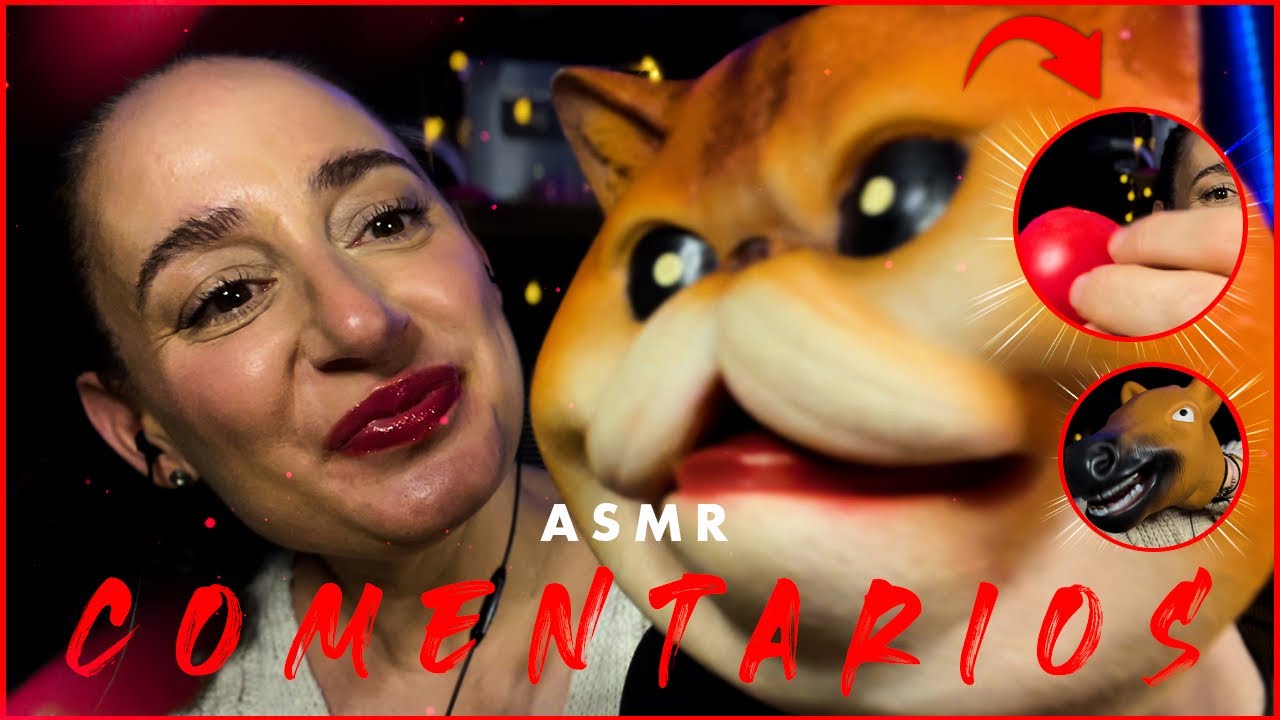 Asmr reaccionando a vuestros comentarios 🥰♥️🌛🍯