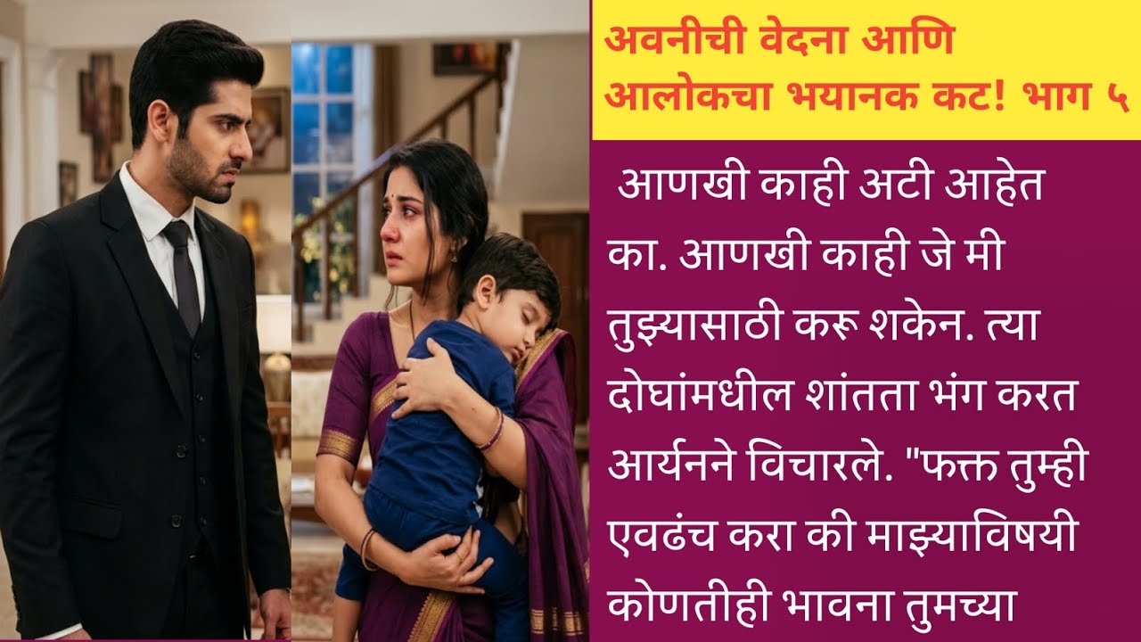 अवनीची वेदना आणि आलोकचा भयानक कट! | Part 5 | Heart Touching Marathi Story