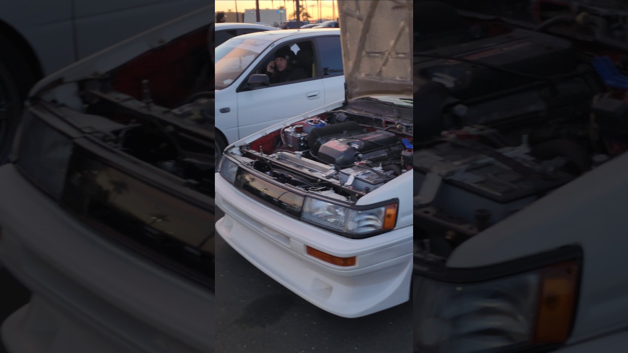 original ae86 toyota corolla with a beams swap is pretty rad #initiald #jdm