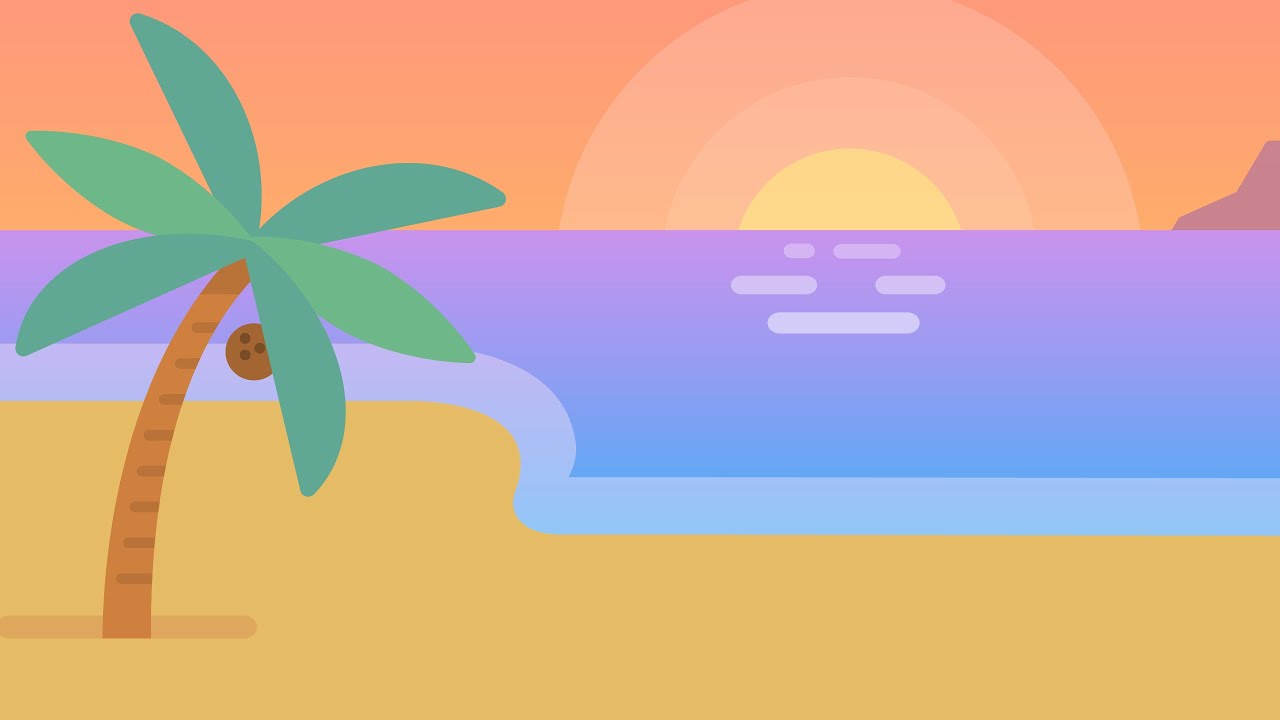 Sunset Beach Walk Visualization