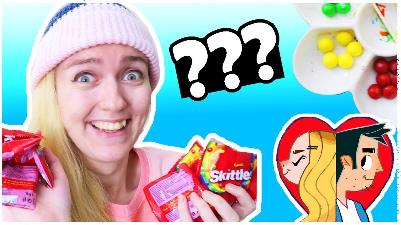 CAN YOU PAINT WITH SKITTLES? - Candy Art!