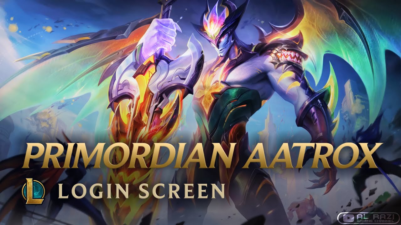Primordian Aatrox Catseye Chroma | Login Screen - League of Legends [4K 60fps Animated Splash Art]
