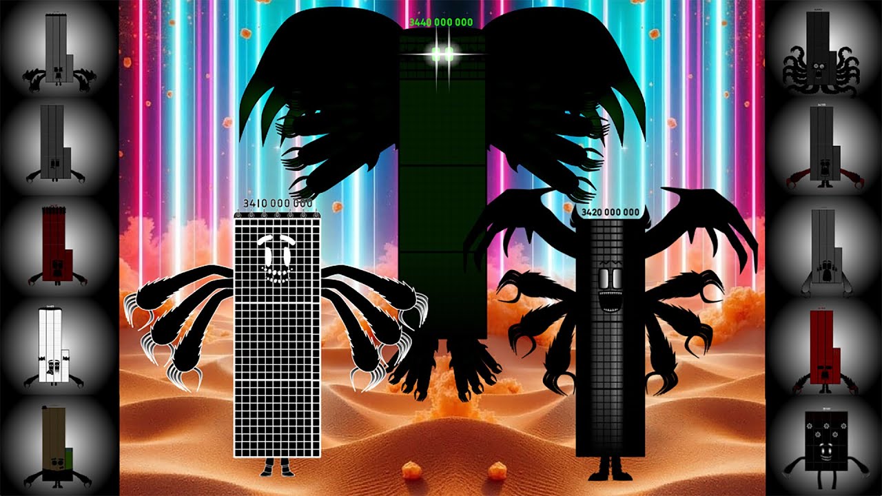 The Ultimate Battle Uncannyblocks Band Different (3.41B-3.5B) Vs (34100-35000)