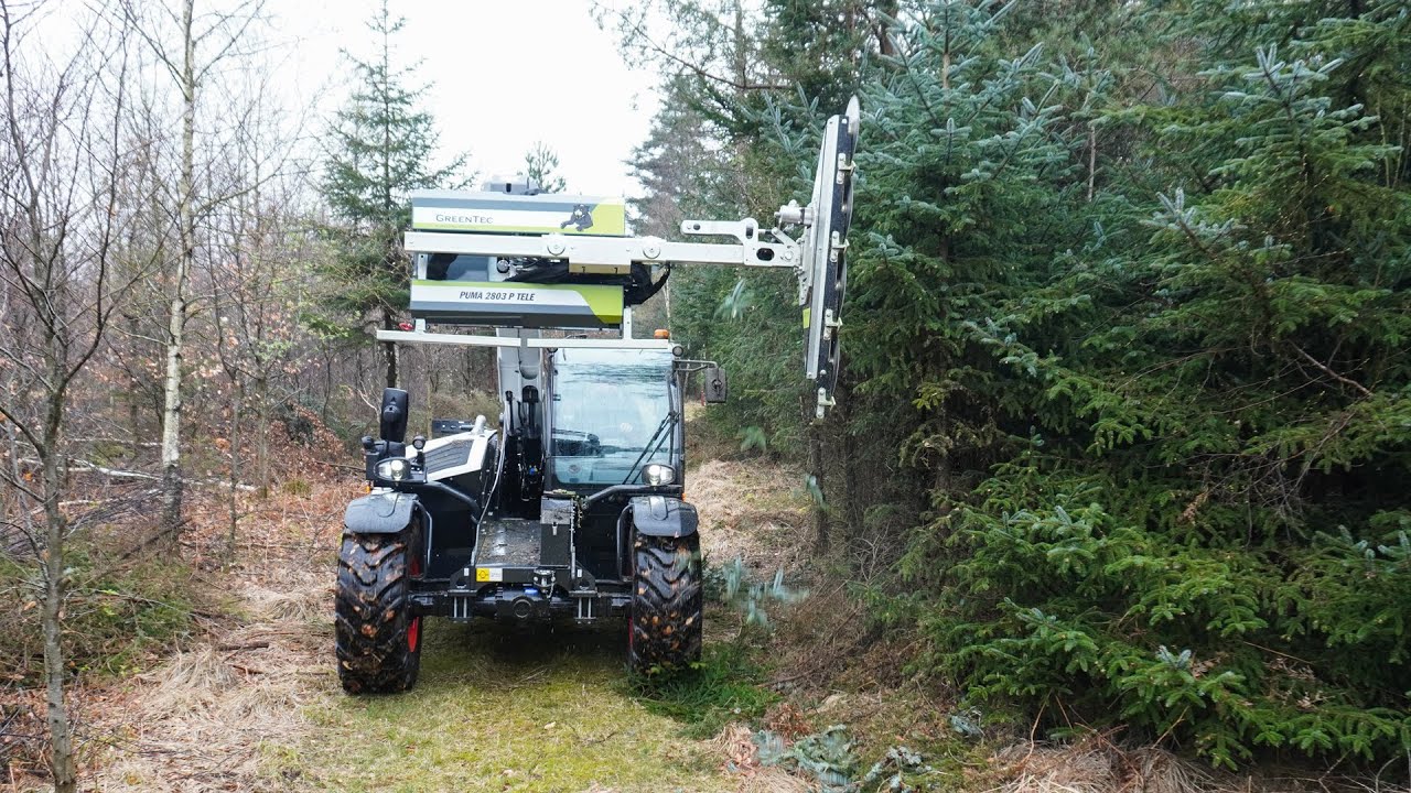 Scie hydraulique pour l'élagage des arbres | Puma 2803 Tele et LRS 1602 de GreenTec